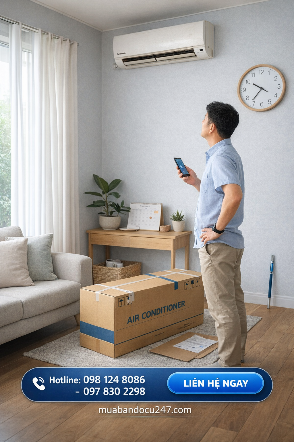 thu mua điều hòa panasonic cũ