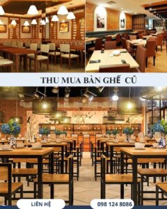 bán bàn ghế cũ giá cao tại hà nội